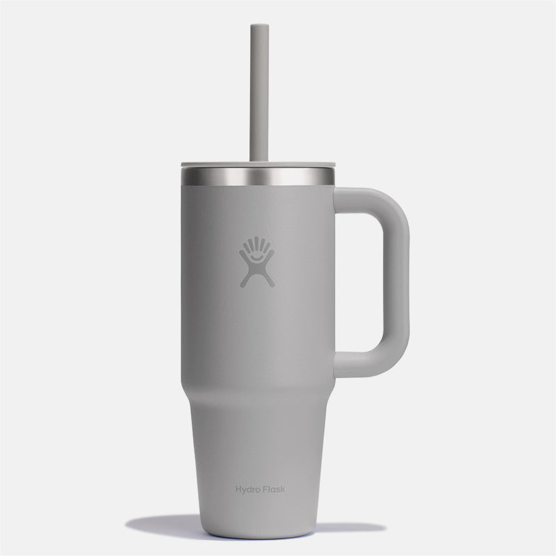 כוס שתיה עם ידית צד וקש All Around Travel Tumbler